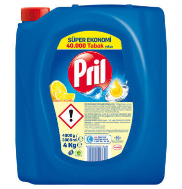 Pril Limonlu Bulaşık Deterjanı 4 Kg.